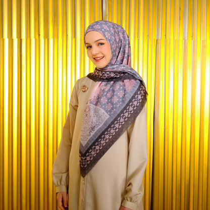 Shafira Lenara Scarf Printed | Hijab Kerudung Segi Empat Motif