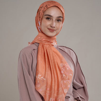 Shafira Eloise Scarf Printed | Hijab Kerudung Segi Empat Motif