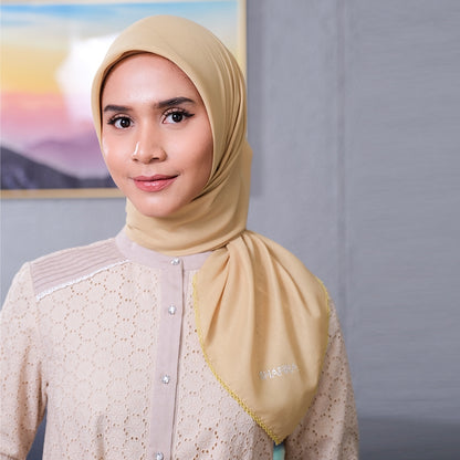 Shafira Thalia Plain Scarf | Hijab | Kerudung Jilbab Segiempat