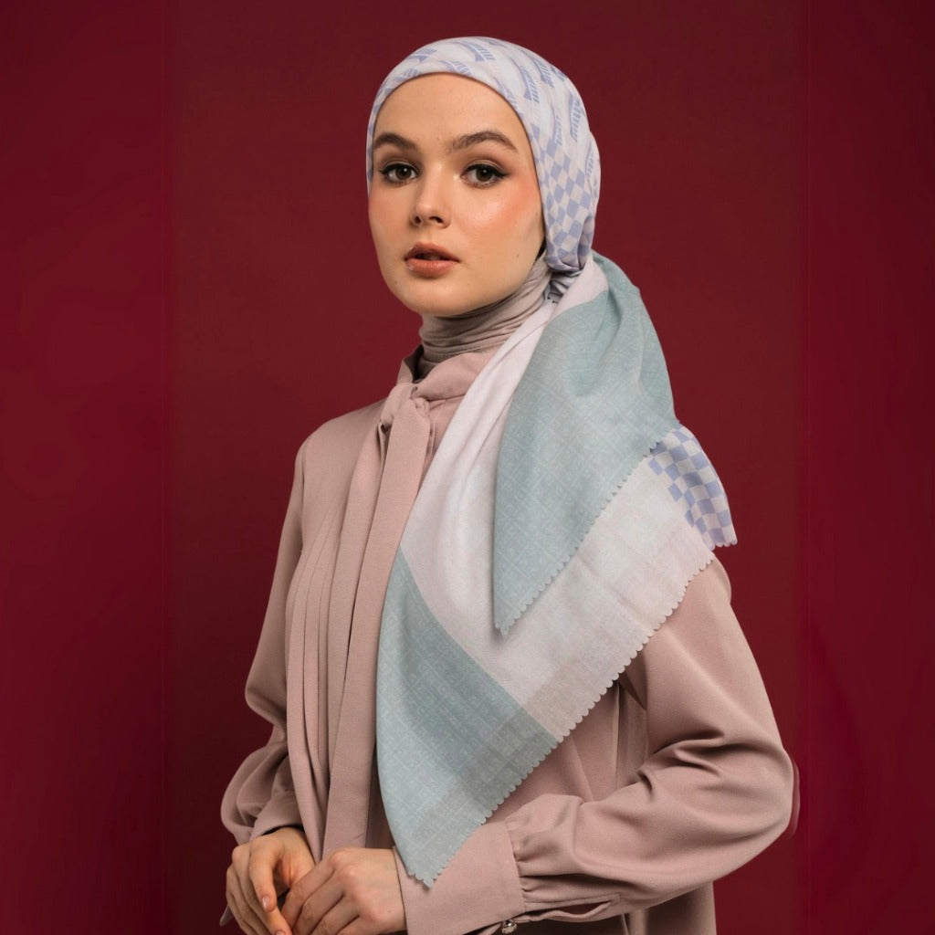 Shafira Meredith Scarf Printed | Hijab Kerudung Segi Empat Motif