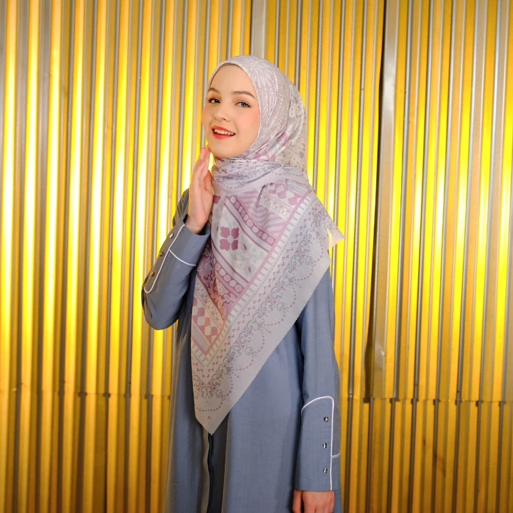 Shafira - Merchi Printed Scarf | Hijab Segi Empat Motif