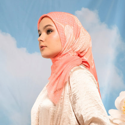 Shafira Renjana Scarf Printed | Hijab Kerudung Segi Empat Motif