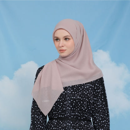 Shafira Rosalia Plain Scarf | Hijab | Kerudung | Jilbab Segiempat