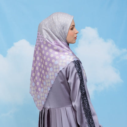 Gracelyn Printed Scarf | Hijab Kerudung Segi Empat Motif