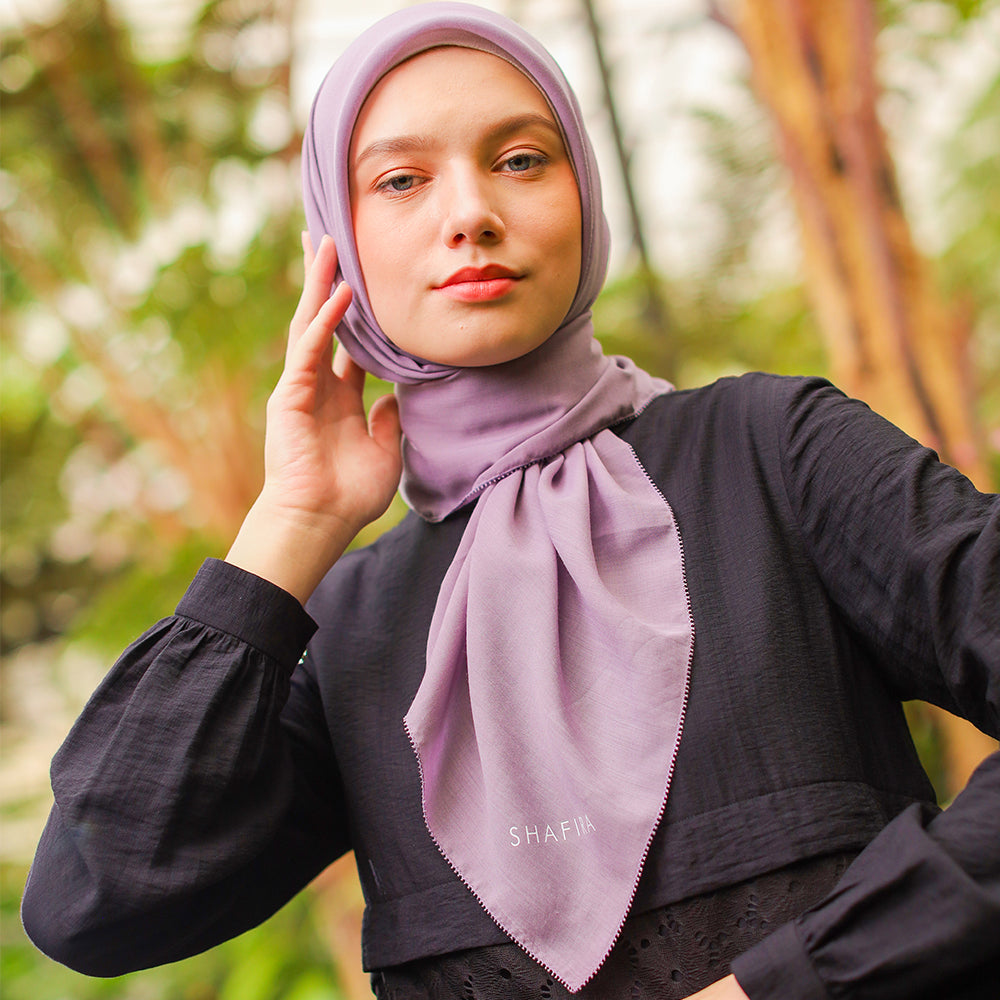 Shafira Erisa Plain Scarf | Hijab Segi Empat Polos | Jilbab Ultravoal