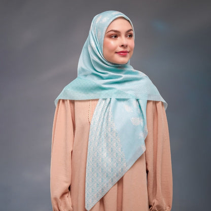 Noreen Printed Scarf | Hijab Kerudung Segi Empat Motif