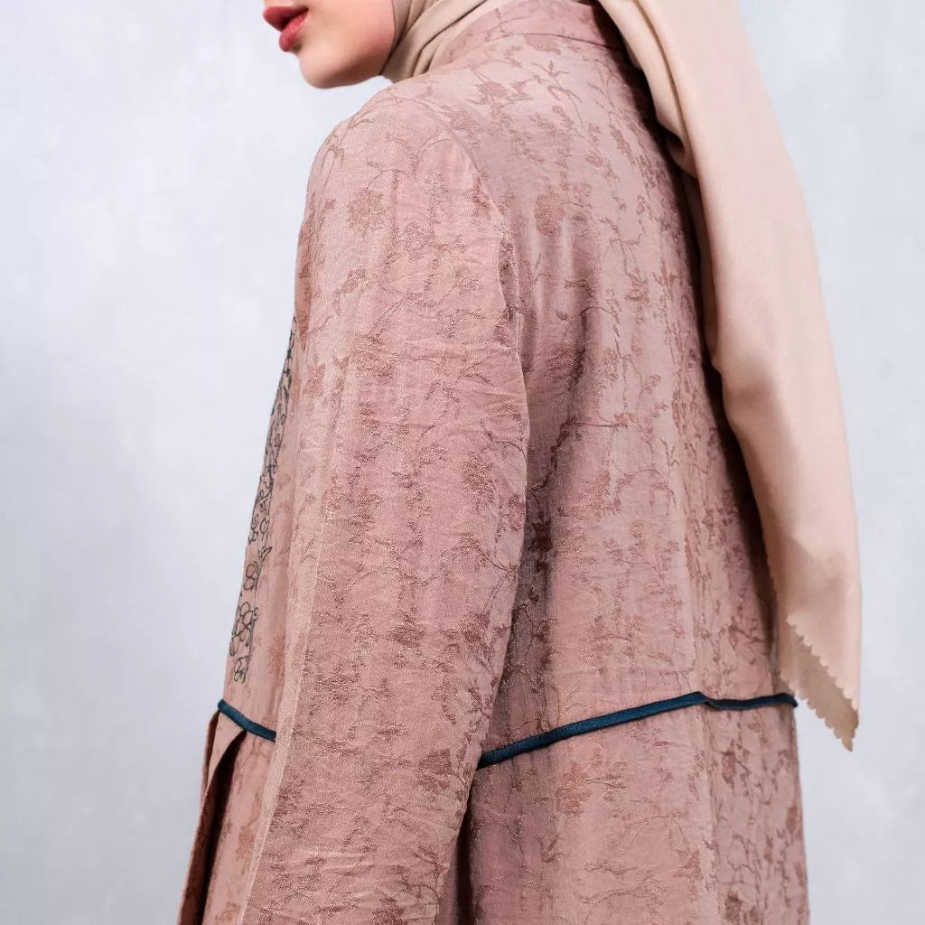 Eleanor Dress Khaki | Gamis Muslim Wanita